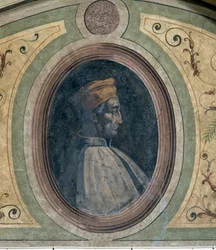 Portrait of a Man, Camera della Fama, 1548